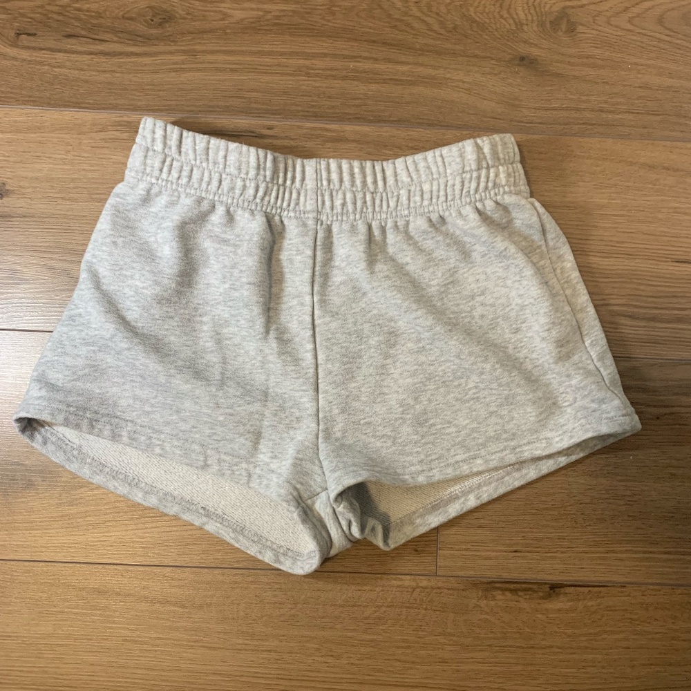 gray sweat shorts